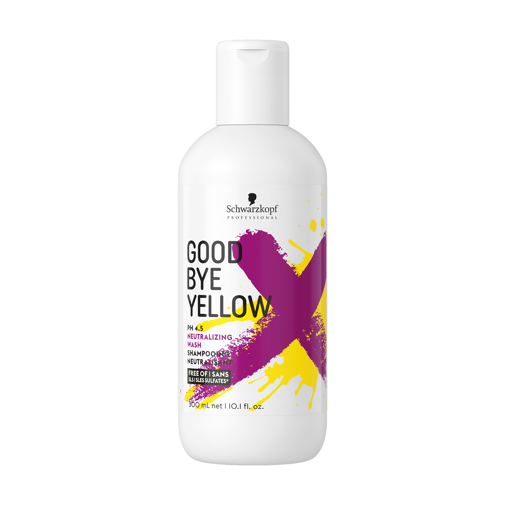 Безсульфатний шампунь Schwarzkopf Professional Goodbye Yellow з антижовтим ефектом, 300 мл