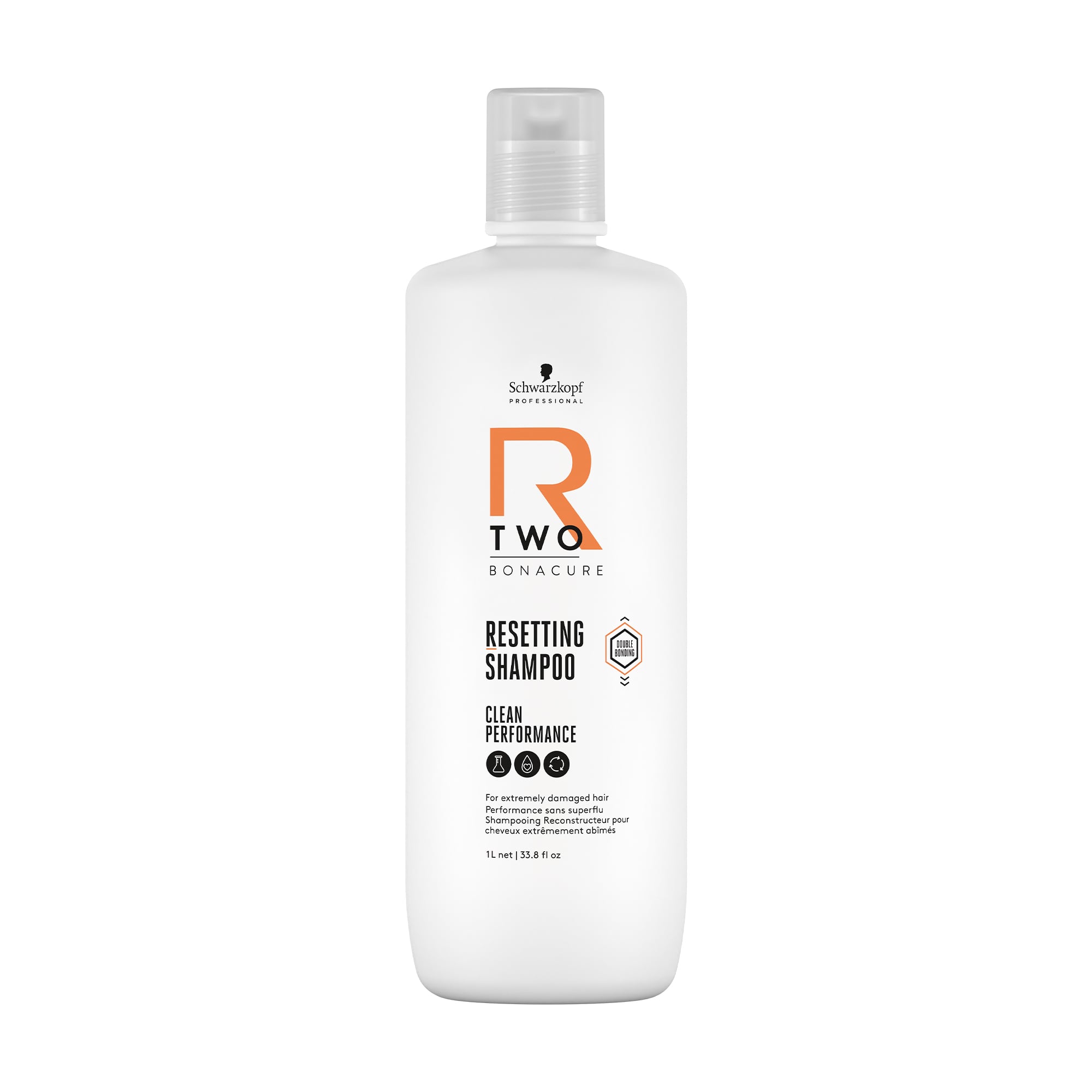 Відновлювальний шампунь Schwarzkopf Professional Bonacure R-TWO Resetting Shampoo для дуже пошкодженого волосся, 1 л